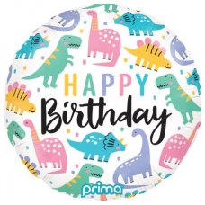 18 Inch Birthday Colourful Dinos Pack 1