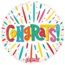 18 Inch Colourful Congrats Pack 1