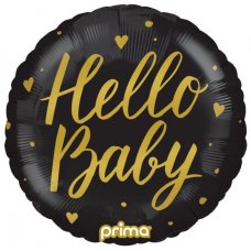 18 Inch Hello Baby Matt Black Pack 1